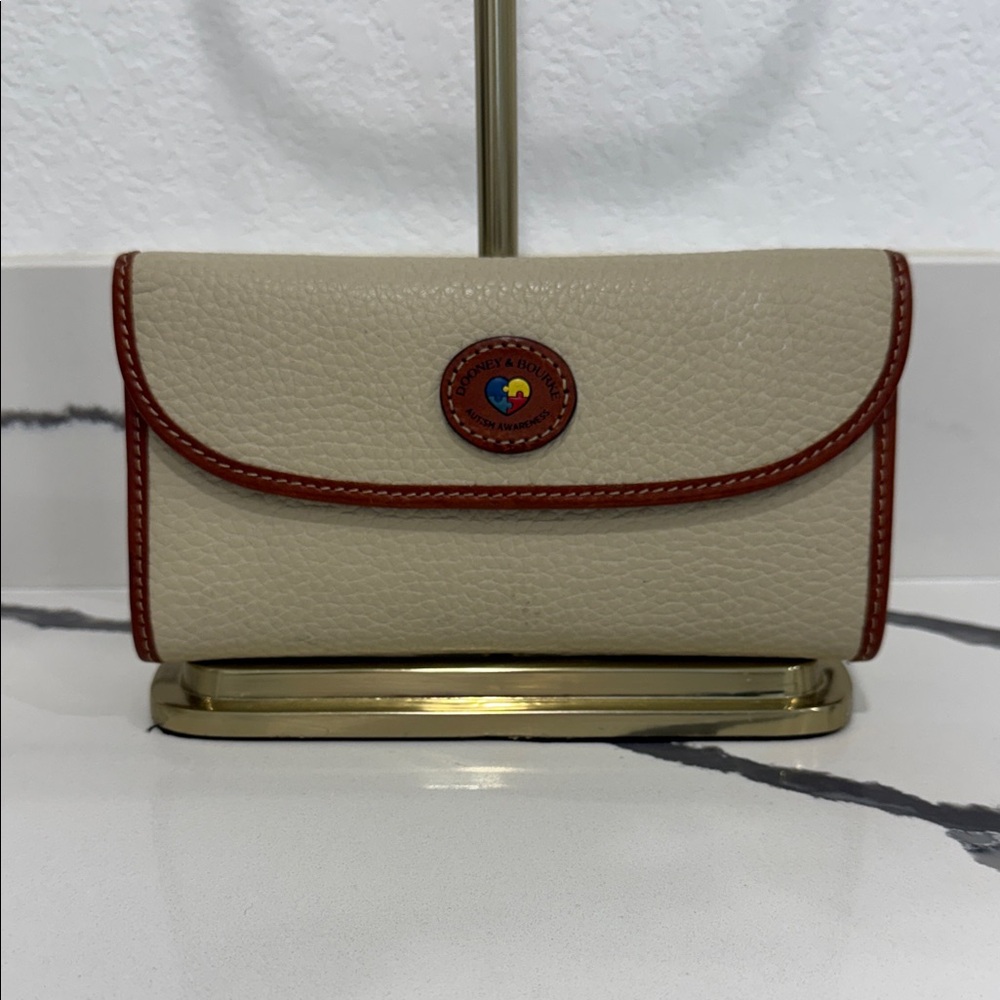 Dooney & Bourke Tan and Brown Wallet